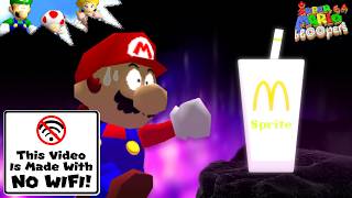 [SM64 Bloopers] Mario's Quest For The McDonald's Sprite!