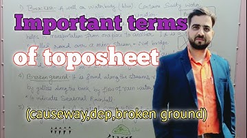 Important terms of toposheet ll new terms of icse geography topographical map ll important words