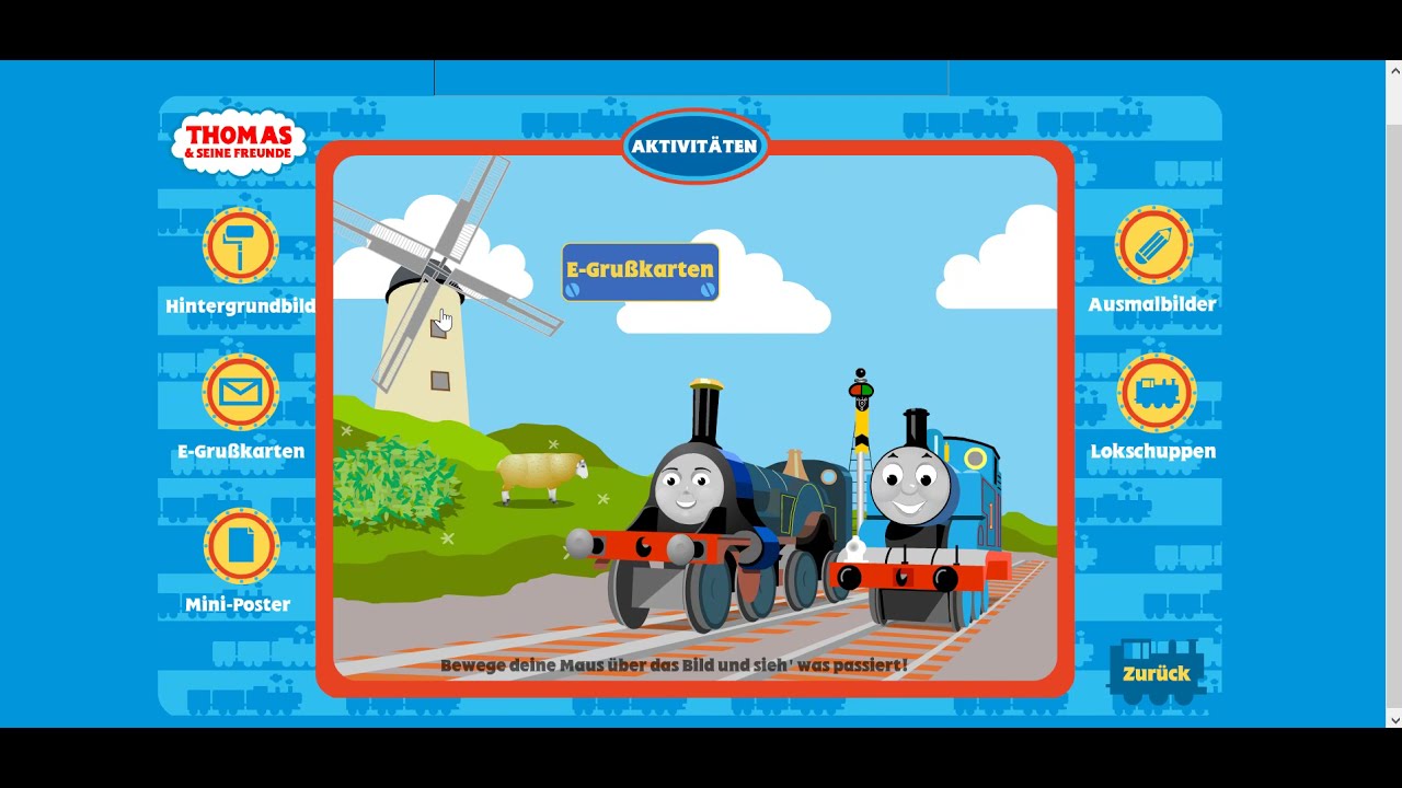 Full Tour of the Thomas & Friends 2005 German Website - YouTube