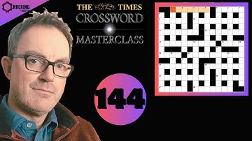 The Times Crossword Masterclass: 14 November 2025