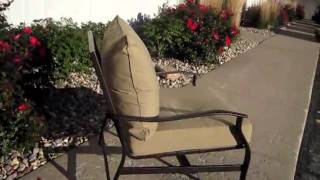 Hampton Rocking Patio Chair - Desert Sage.avi