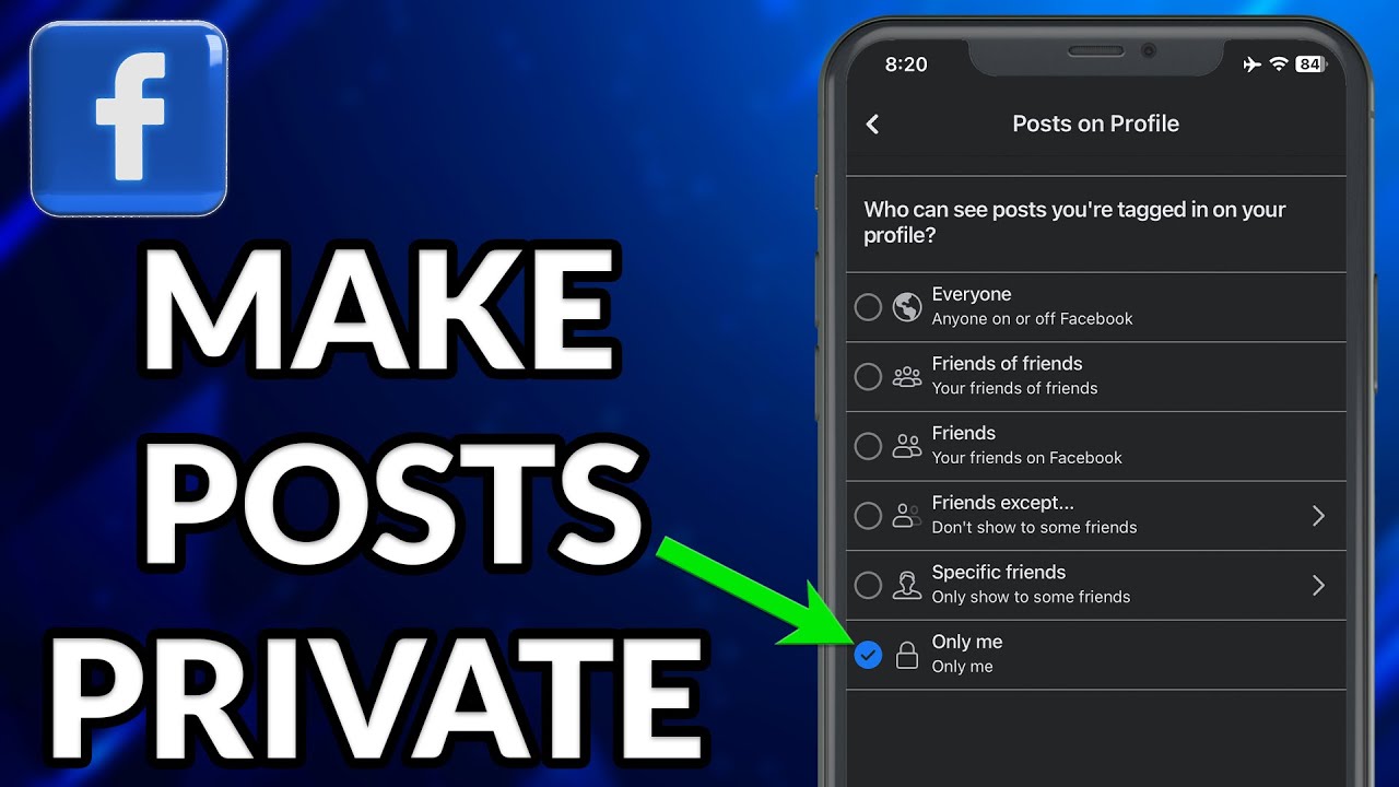 How To Set All Facebook Posts To Public