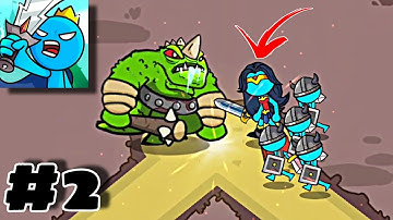 STICK CLASH Gameplay Walkthrough part 2  - Wonder Woman Skin (Level 31 - Level 50)