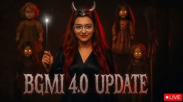 🔴 BGMI 4.0 NEW UPDATE LIVE 🚀 | Tips and Tricks | Lady Predator