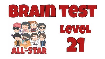 Brain Test All-Star: IQ Boost Level 21 Solution