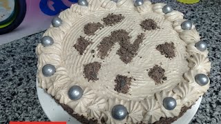 تزيين تورته ?بابسط مقادير موجوده في بيتك ❗ birthday cake  @fofa7