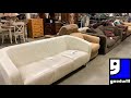 GOODWILL SHOP WITH ME FURNITURE SOFAS ARMCHAIRS KITCHENWARE COFFEE MAKERS SHOPPING STORE WALKTHROUGH