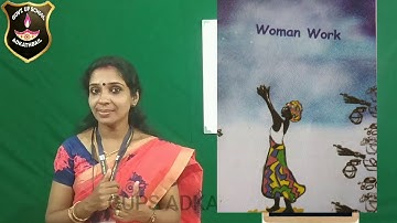 6 th english by Jiji K V secondbell gups adkathbail woman work online classes for class 6