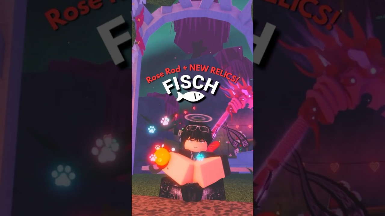 Rose Rod Showcase + NEW RELICS in Fisch Roblox!