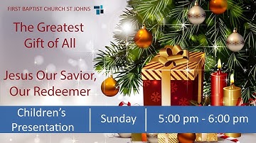 Sunday Evening December 11, 2022 - Children