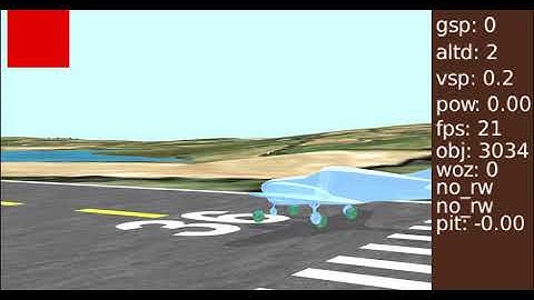 Blender. Bge. Upbge. Flight simulation. V 13.1(1)