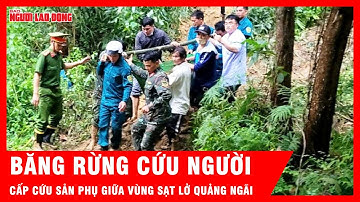 Có gì trong hành trình băng vùng sạt lở cứu sản phụ nguy kịch ở Quảng Ngãi? | Tin tức
