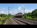 High Speed Train Passing on Curved Track | Real Indian Railway Action
