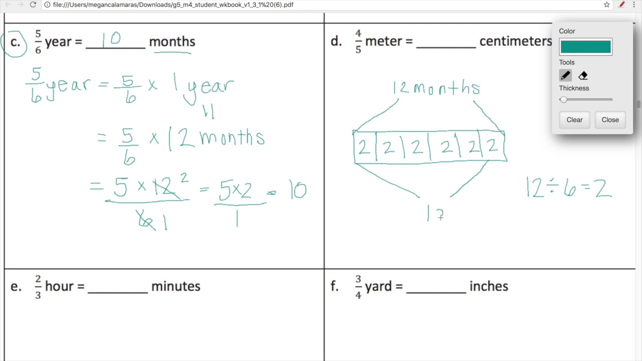 module 4 lesson 9 grade 5 homework