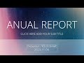 Example Annual Report PPT Template