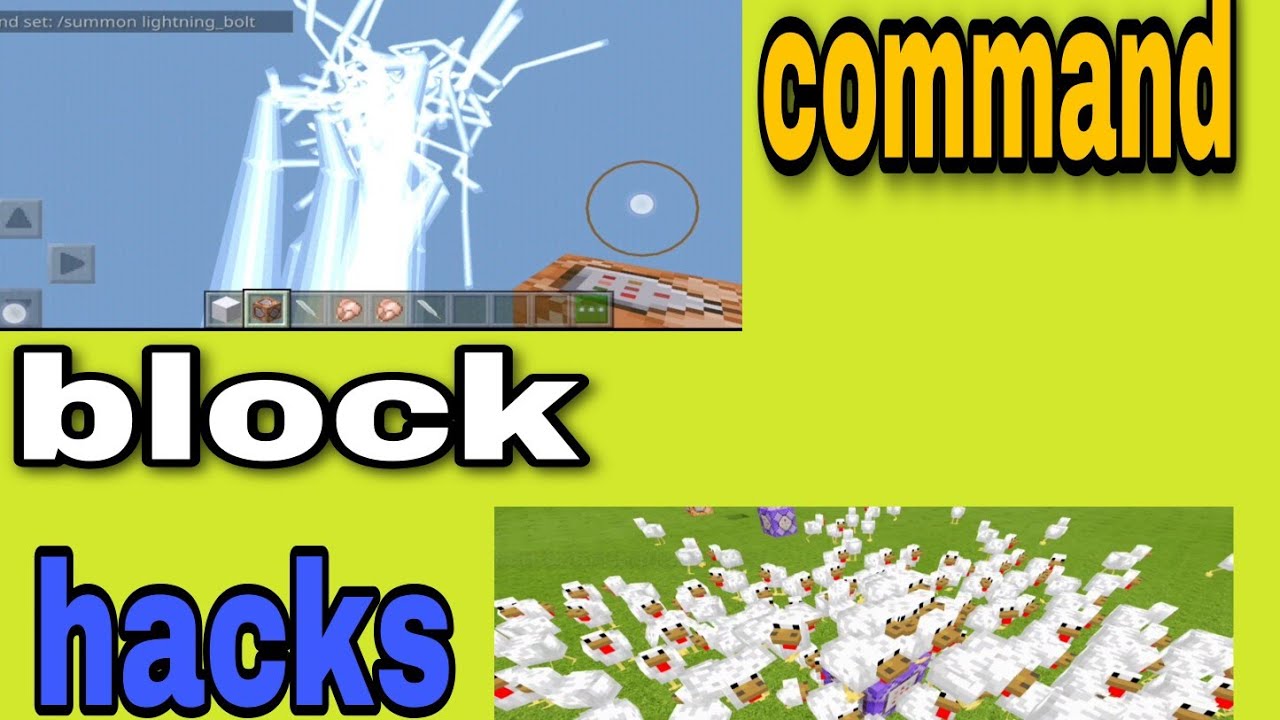 Amazing command block hacks || command block hacks minecraft ...