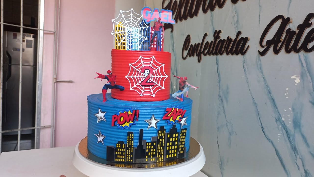 A MELHOR MANEIRA DE DECORAR BOLO DE 2 ANDARES