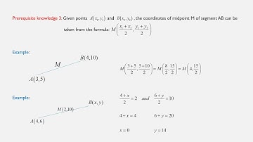 Equations of perpendicular bisectors