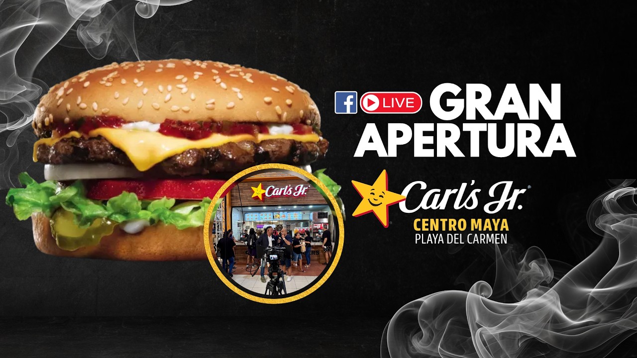 100 PERSONAS y Hamburguesas GRÁTIS todo el año 😱 | Apertura de Carl's Jr ✨ EN VIVO