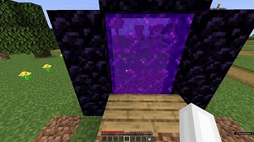 How to light a portal WITHOUT flint and steel or fire charge【speedrun tips】