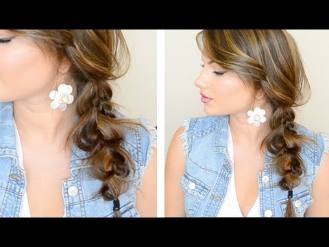 Hairstyle Trend Loose Side Braid  fashionsycom