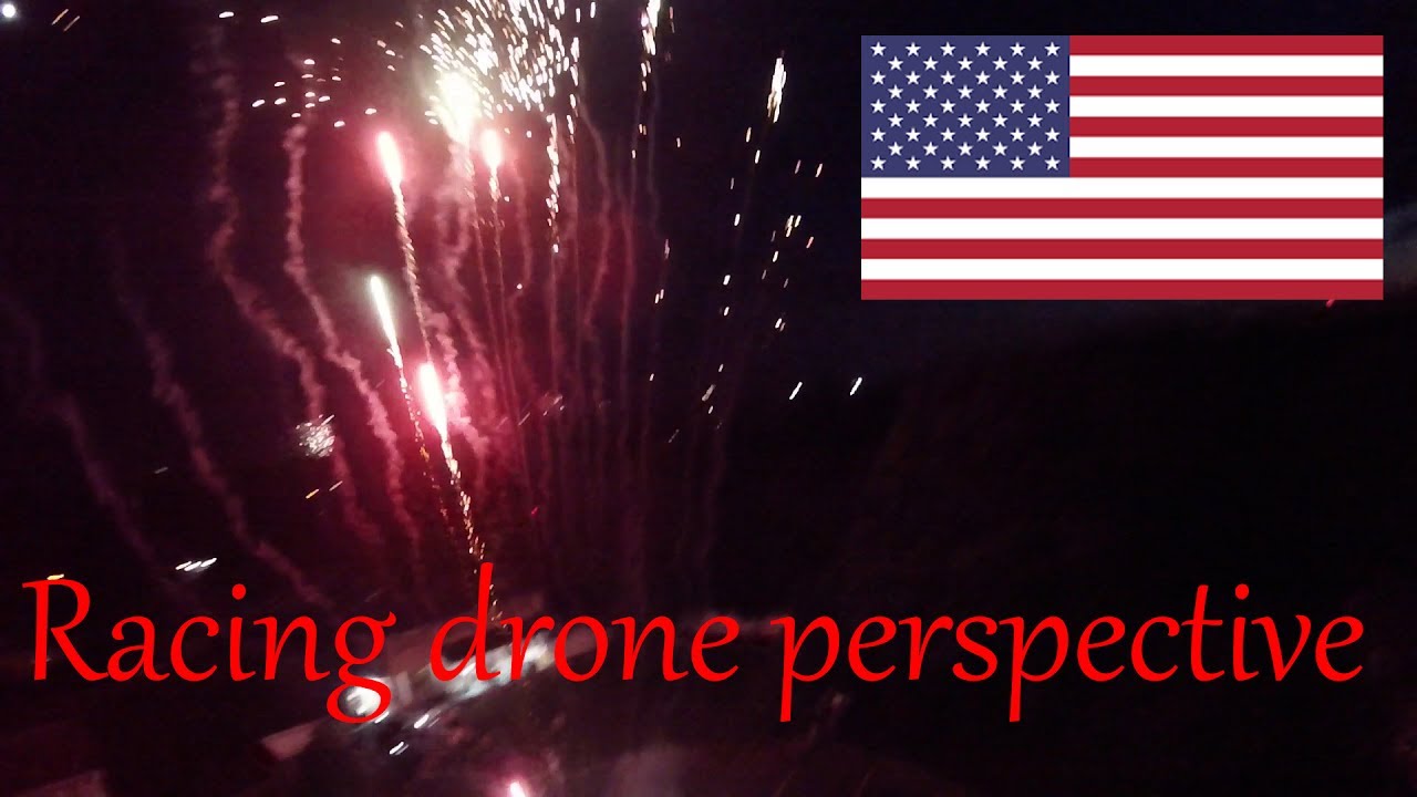 What do fireworks look like from a racing drone?//FPV YouTube