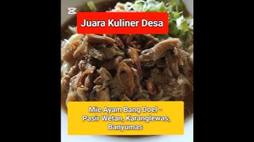 Mie Ayam Bang Doel - Pasir Wetan, Karanglewas, Banyumas #mieayam #mieayambangdoel #kulinerpurwokerto