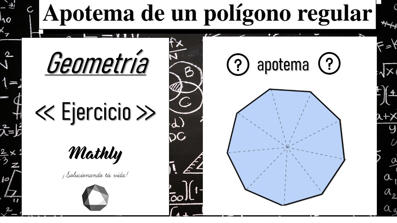 | Ejercicio | Apotema de un polígono regular - YouTube