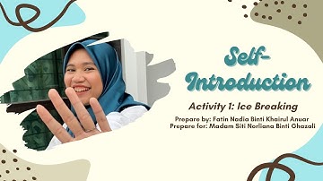 ELC590 Activity 1: Ice Breaking