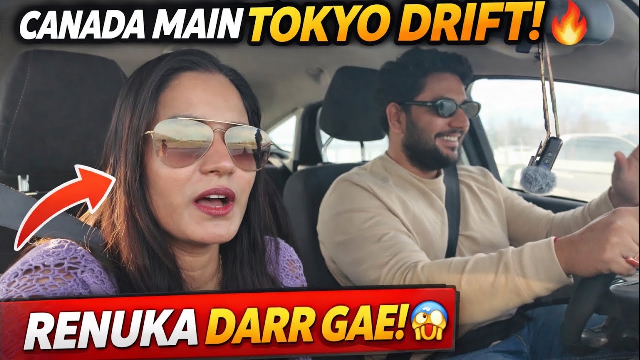 Learner License Milte Hi Canada Mein Gaadi Chala Di! 😳🚗 | Renuka Ka Reaction 😱🇨🇦