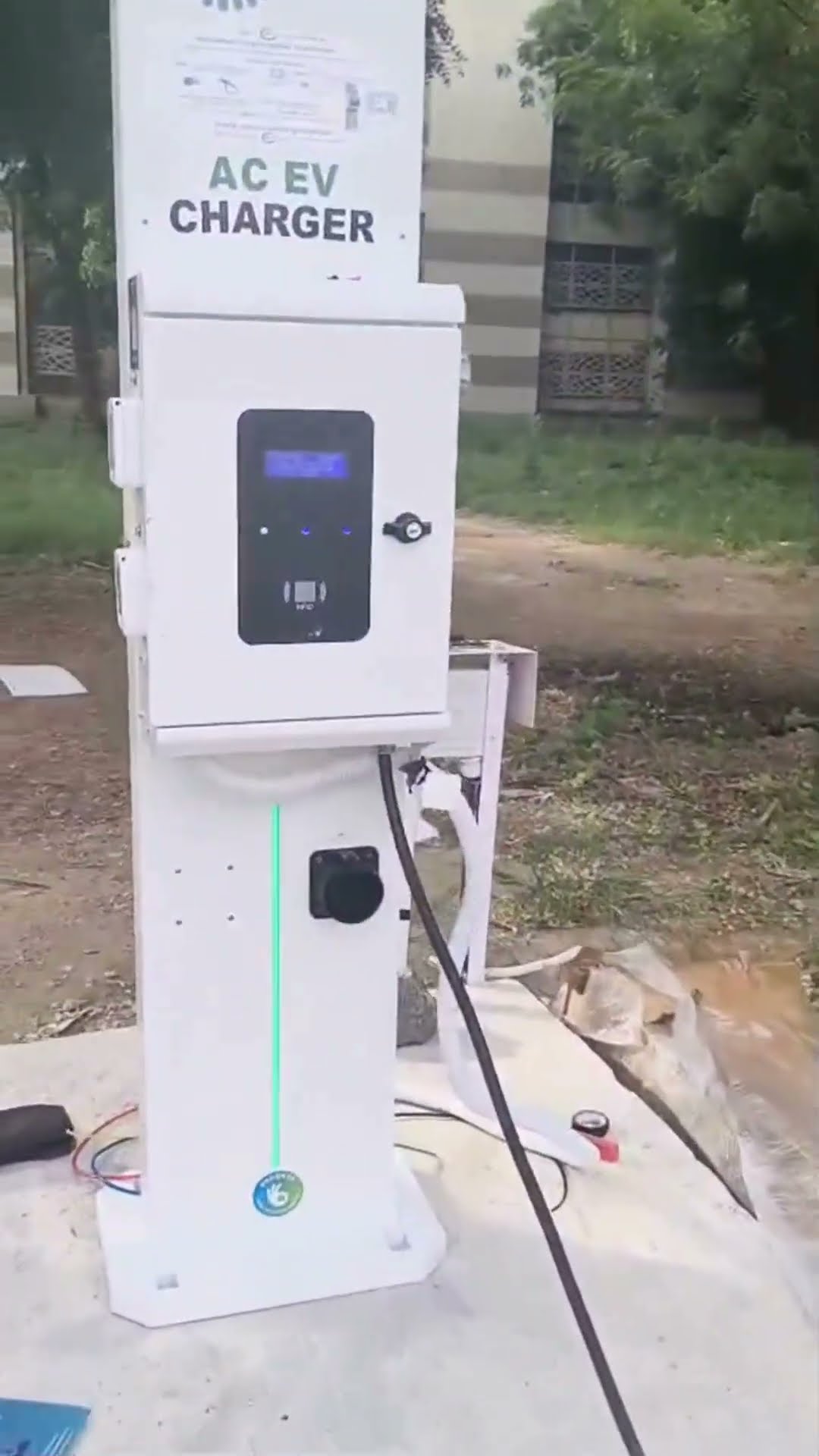Central University of Rajasthan & EzyCharge - EV Charging Station