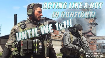 Pretending To Be A Bot - COD Modern Warfare