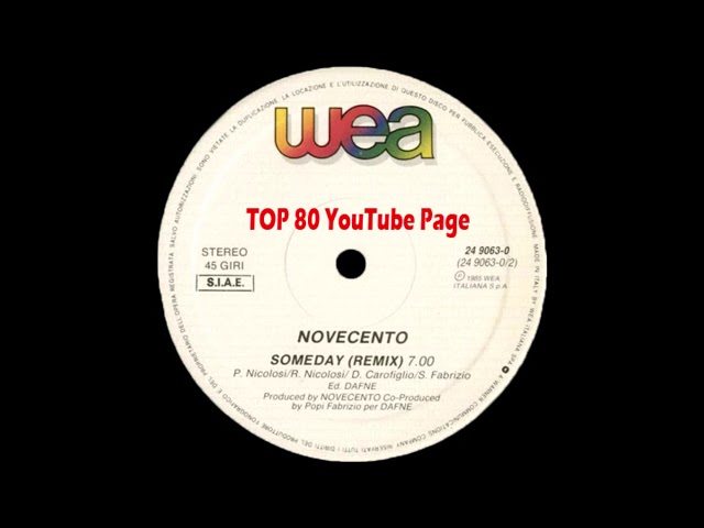 Novecento - Someday