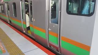 【熱海～小金井間各駅停車、元アクティー】上野東京ライン宇都宮線直通普通小金井行きE233系3000番台E-56編成+U633編成15両　川崎駅発車