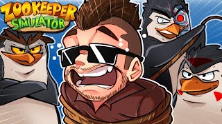 Zookeeper Simulator Funny Moments  Penguins Escape!