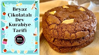 Beyaz Çikolatalı Dev Kurabiye - White Chocolate Cookie - Giant Cookie Recipe