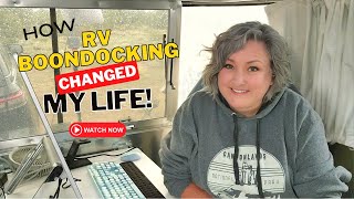 RV CAMP WITHOUT A HOOKUP! BOONDOCKING Changed My Life -- This Video Gives You ALL the Info YOU NEED by Creativity RV 177,339 views 9 months ago 13 minutes, 5 seconds