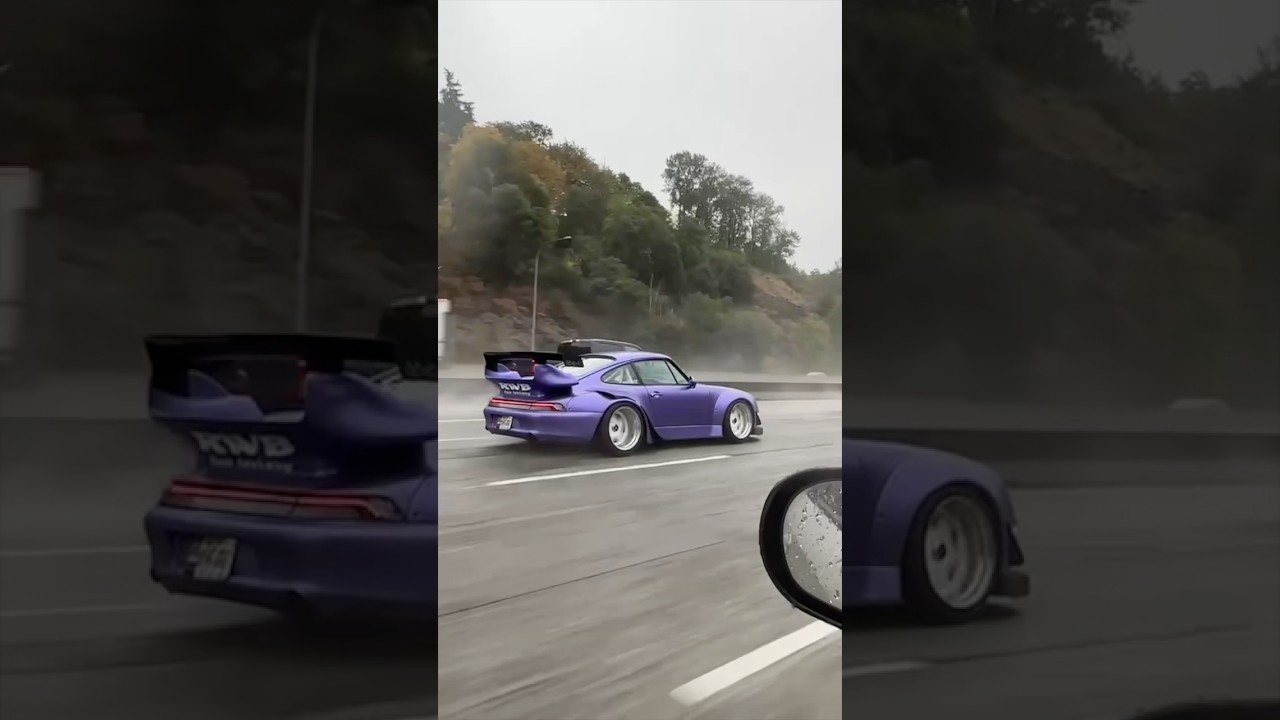 RWB Porsche Madness: Nakai-San & His Dog on a Rainy Drive!