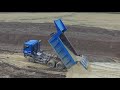 Tatra Phoenix 6x6 working in the mud - Drone video part 2