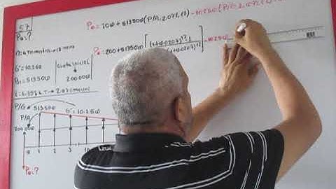 EJERCICIO 57 GRADIENTE LINEAL DECRECIENTE