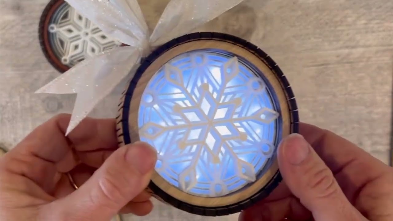 Lighted Snowflake Ornament