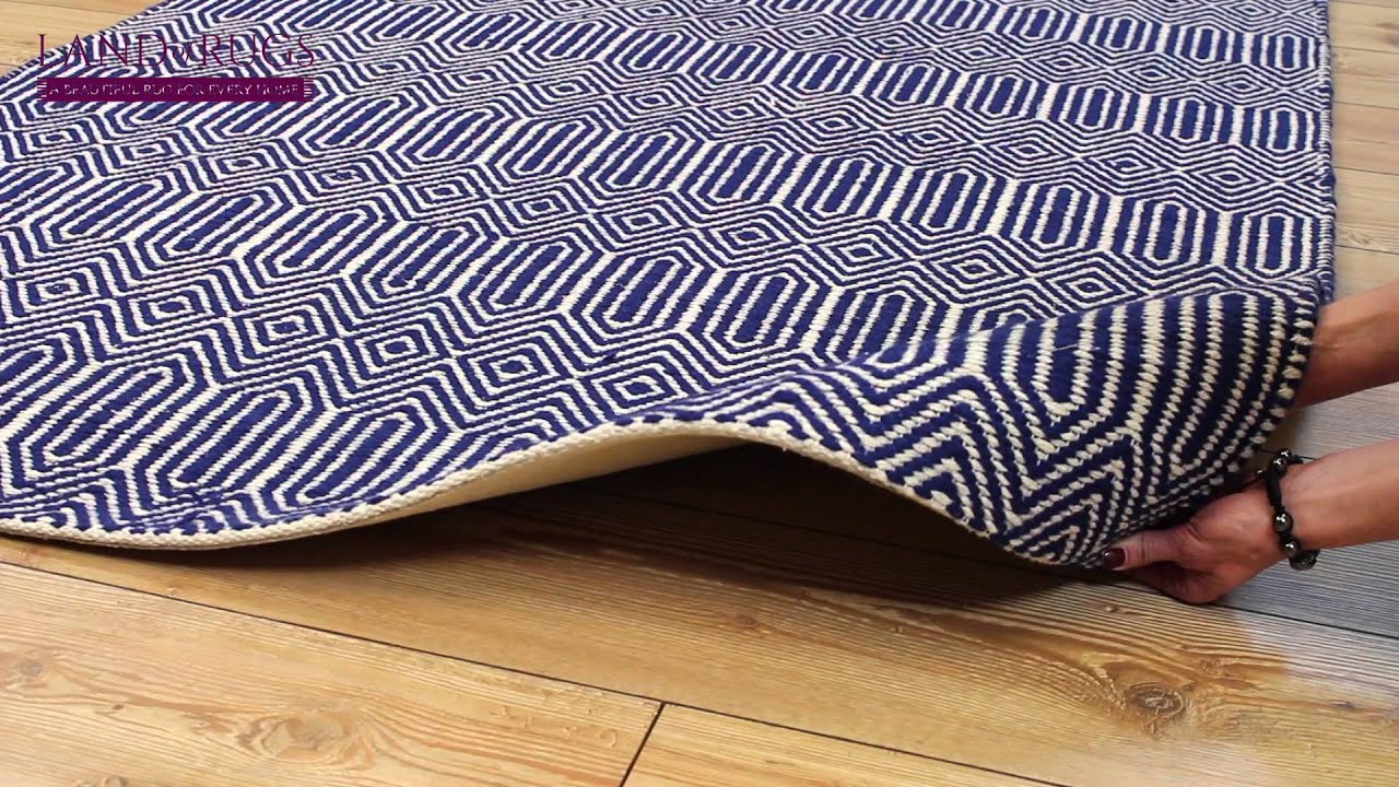 Sloan Flatweave Rug Blue