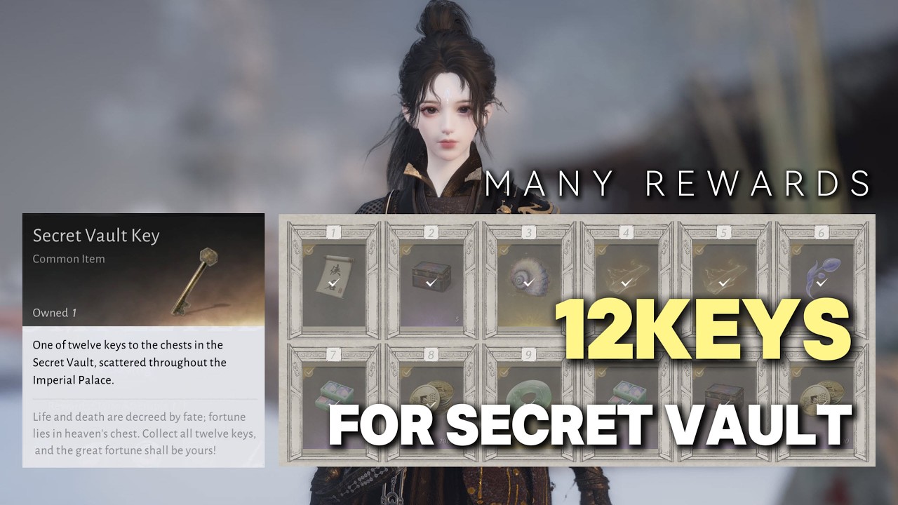 Secret Vault Guide: All 12 Keys Location & Hidden Gold Achievement