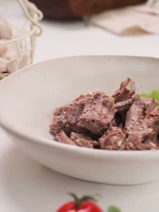 Говядина тушеная стандарт Курганский мясокомбинат - YouTube