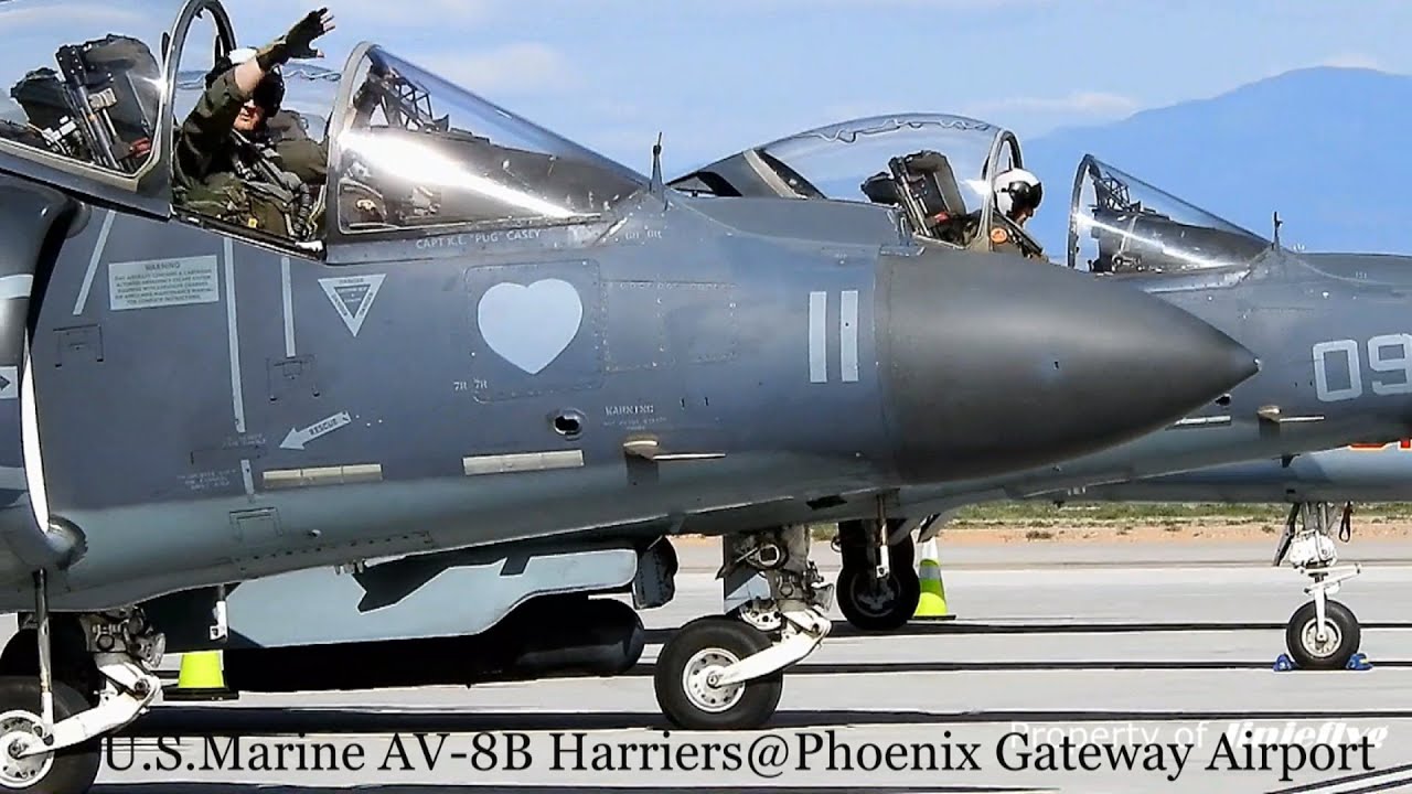 U.S. Marine AV-8B Harriers@Phoenix Gateway Airport