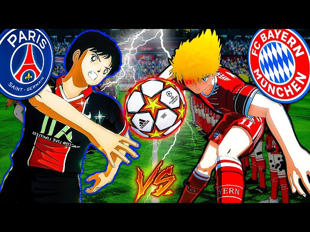 PSG vs Bayern Munich in Captain Tsubasa - Rise of New Champions class=