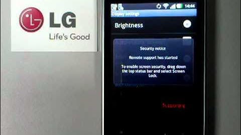 RemoteCall on LG Optimus L3