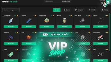 FiveM VIP Coin Shop Script [ QBCore / ESX ]