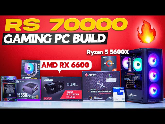 Rs 70000 Gaming PC Build 2023