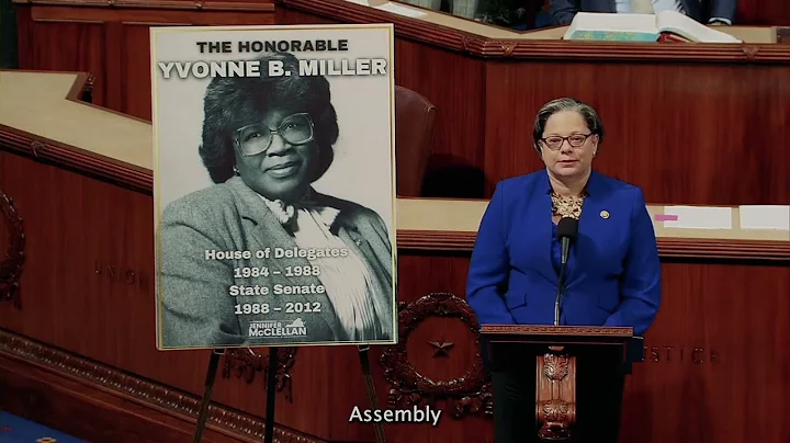 McClellan Honors Yvonne B. Miller on the House Floor